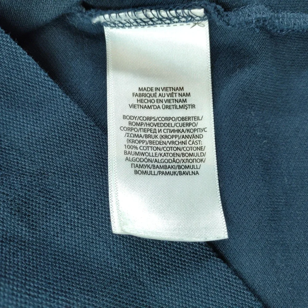 Polo Ralph Lauren Polo Shirt Mens Large Blue Hooded Colorblock Tricolor